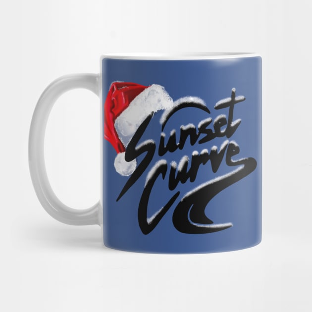 Sunset Curve Christmas logo by PG Illustration